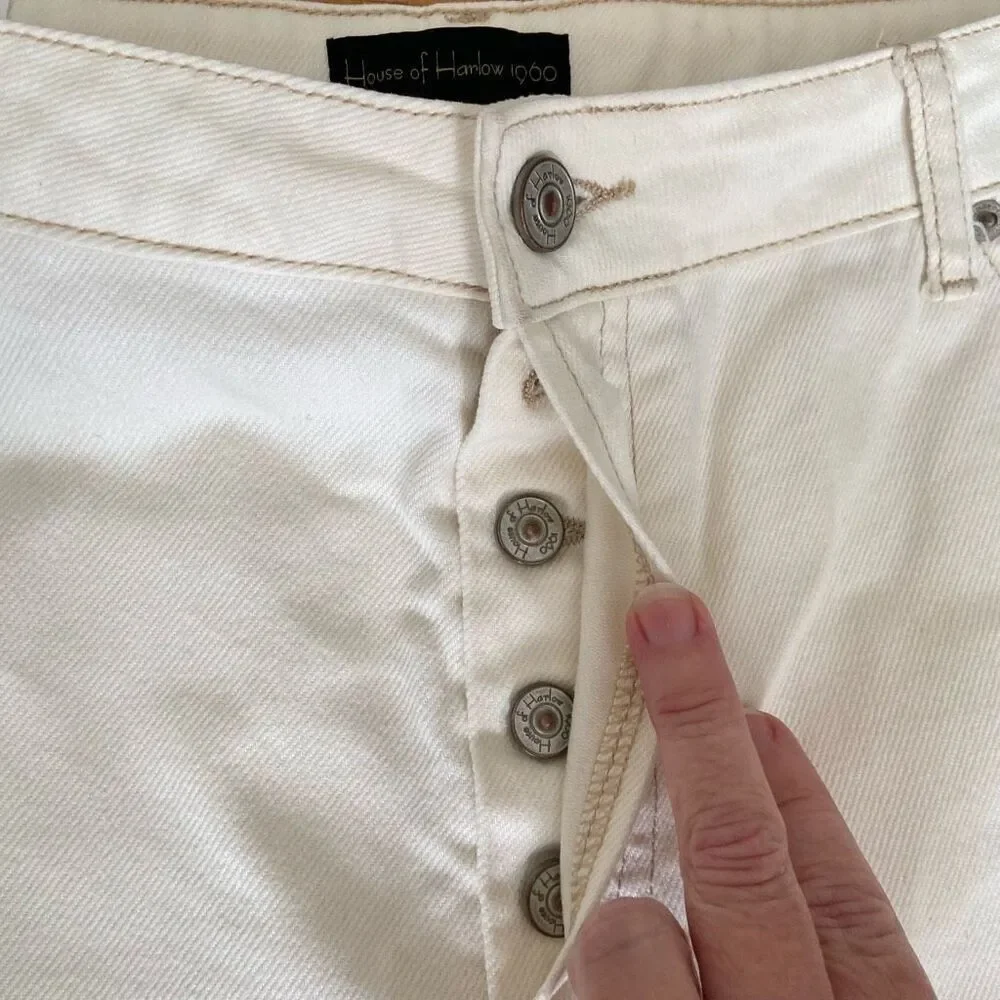 House of Harlow 1960 High Rise Mom Jeans Shorts 32